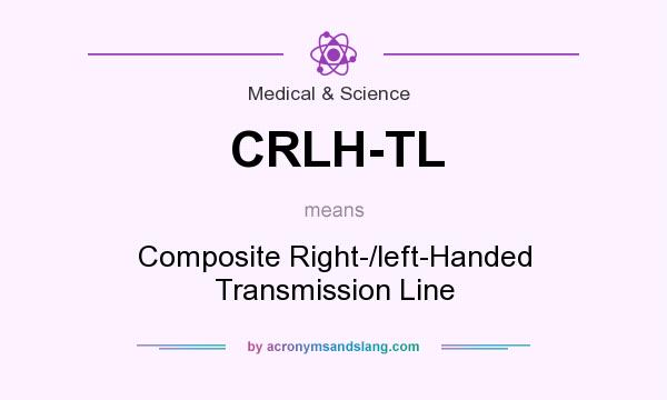 What does CRLH-TL mean? It stands for Composite Right-/left-Handed Transmission Line