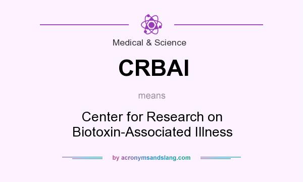 What does CRBAI mean? It stands for Center for Research on Biotoxin-Associated Illness