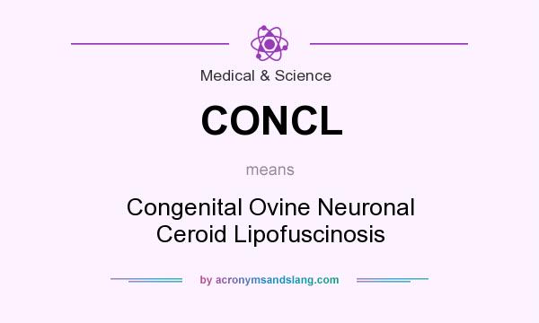 What does CONCL mean? It stands for Congenital Ovine Neuronal Ceroid Lipofuscinosis