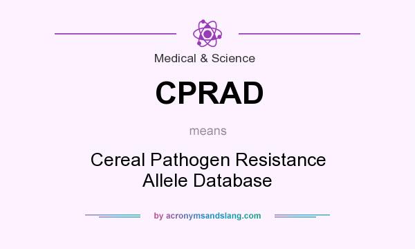 What does CPRAD mean? It stands for Cereal Pathogen Resistance Allele Database