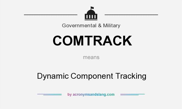What does COMTRACK mean? It stands for Dynamic Component Tracking
