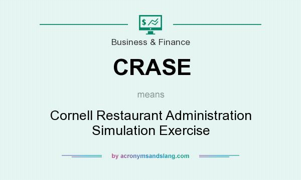 What does CRASE mean? It stands for Cornell Restaurant Administration Simulation Exercise