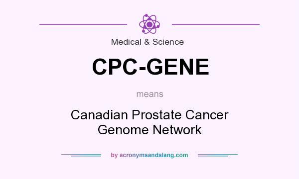 What does CPC-GENE mean? It stands for Canadian Prostate Cancer Genome Network