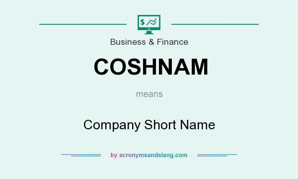 What does COSHNAM mean? It stands for Company Short Name