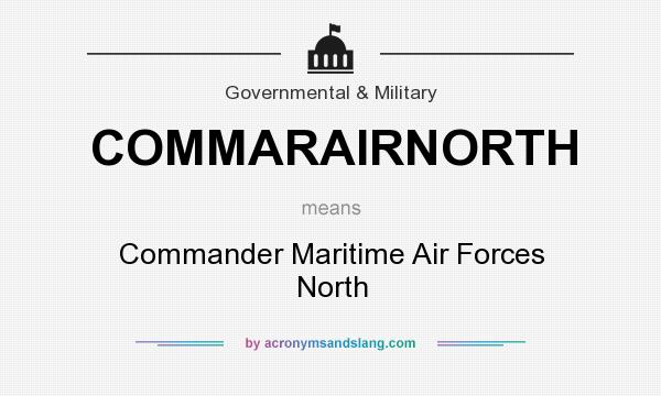 What does COMMARAIRNORTH mean? It stands for Commander Maritime Air Forces North