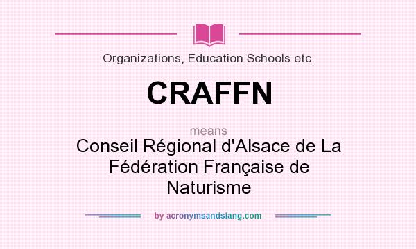 What does CRAFFN mean? It stands for Conseil Régional d`Alsace de La Fédération Française de Naturisme