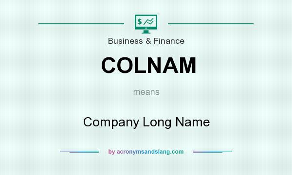 What does COLNAM mean? It stands for Company Long Name