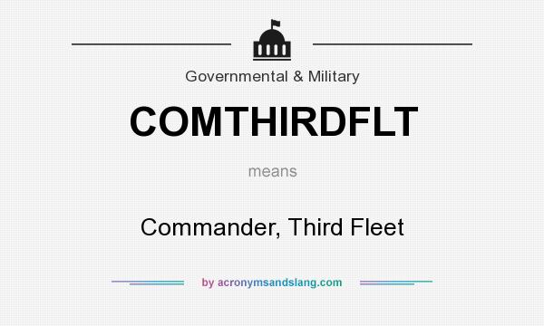 What does COMTHIRDFLT mean? It stands for Commander, Third Fleet