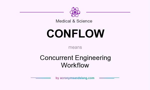 What does CONFLOW mean? It stands for Concurrent Engineering Workflow