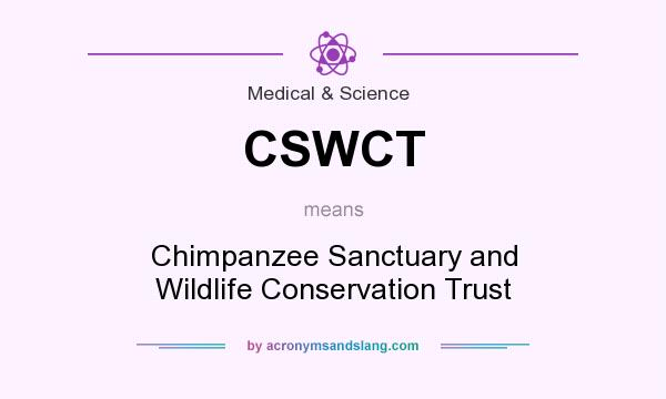 What does CSWCT mean? It stands for Chimpanzee Sanctuary and Wildlife Conservation Trust