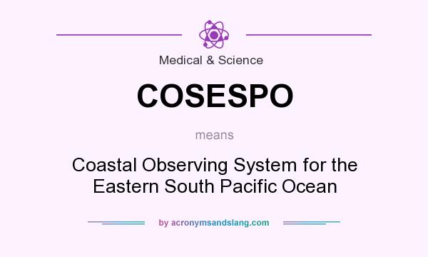 What does COSESPO mean? It stands for Coastal Observing System for the Eastern South Pacific Ocean