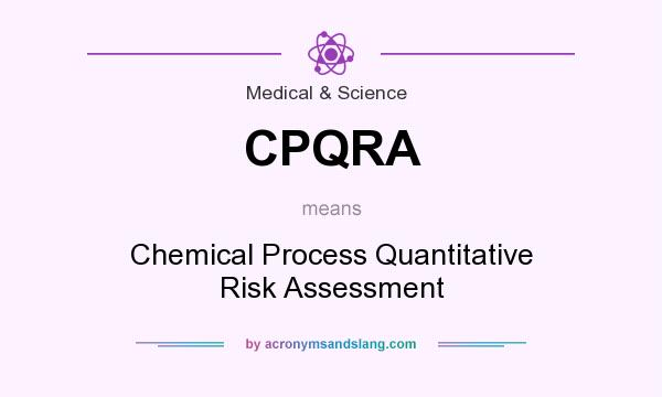 What does CPQRA mean? It stands for Chemical Process Quantitative Risk Assessment