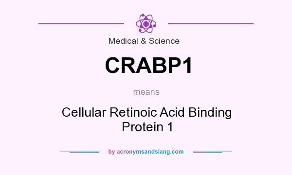 What does CRABP1 mean? It stands for Cellular Retinoic Acid Binding Protein 1