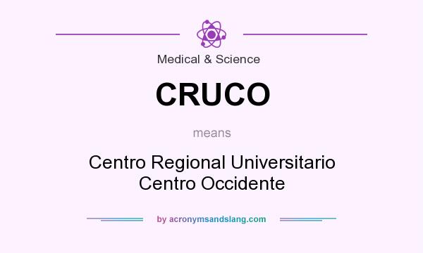 What does CRUCO mean? It stands for Centro Regional Universitario Centro Occidente