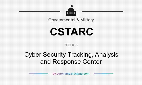 What does CSTARC mean? It stands for Cyber Security Tracking, Analysis and Response Center