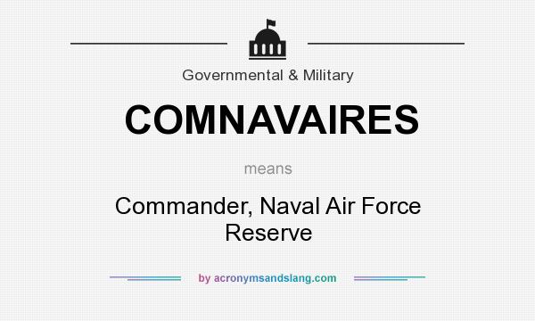 What does COMNAVAIRES mean? It stands for Commander, Naval Air Force Reserve