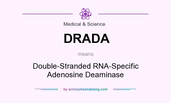 What does DRADA mean? It stands for Double-Stranded RNA-Specific Adenosine Deaminase