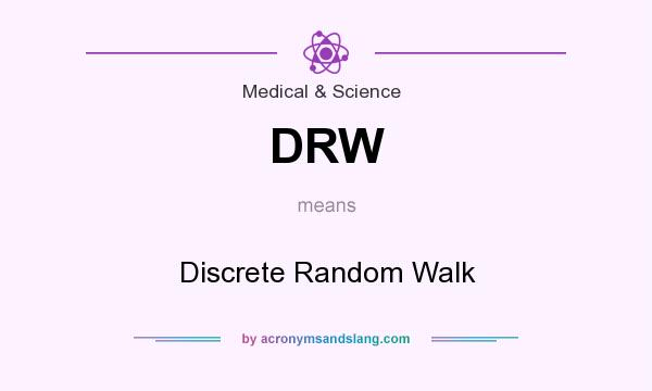 What does DRW mean? It stands for Discrete Random Walk