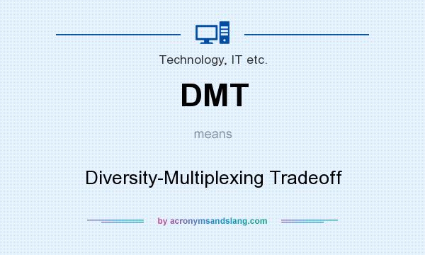 What does DMT mean? It stands for Diversity-Multiplexing Tradeoff