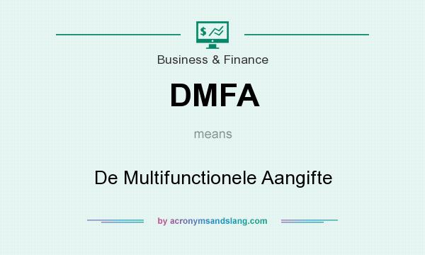 What does DMFA mean? It stands for De Multifunctionele Aangifte