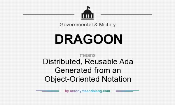 What does DRAGOON mean? It stands for Distributed, Reusable Ada Generated from an Object-Oriented Notation