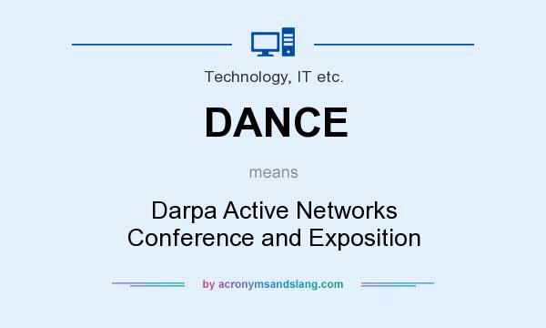 What does DANCE mean? It stands for Darpa Active Networks Conference and Exposition