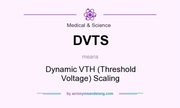 What does DVTS mean? It stands for Dynamic VTH (Threshold Voltage) Scaling