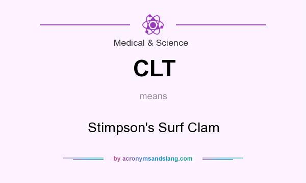 What does CLT mean? It stands for Stimpson`s Surf Clam