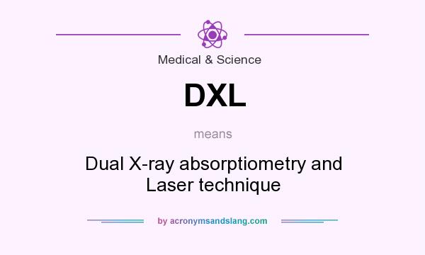 What does DXL mean? It stands for Dual X-ray absorptiometry and Laser technique