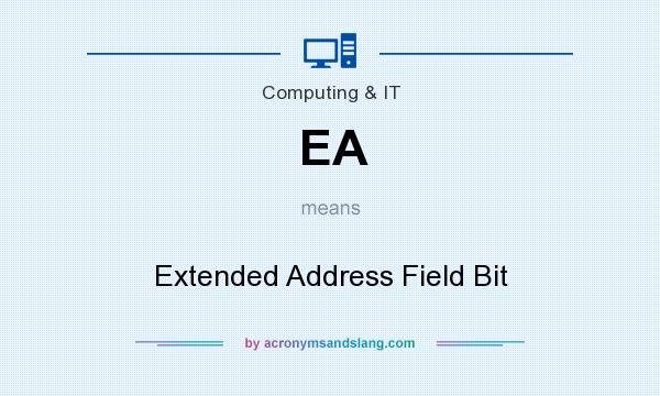 What does EA mean? It stands for Extended Address Field Bit
