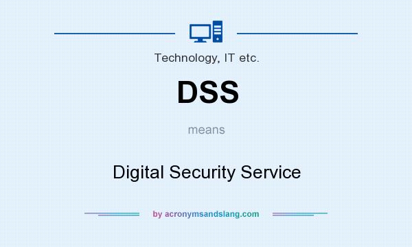 What does DSS mean? It stands for Digital Security Service