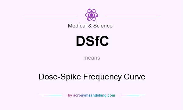 What does DSfC mean? It stands for Dose-Spike Frequency Curve