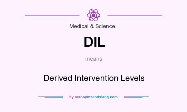 What does DIL mean? It stands for Derived Intervention Levels