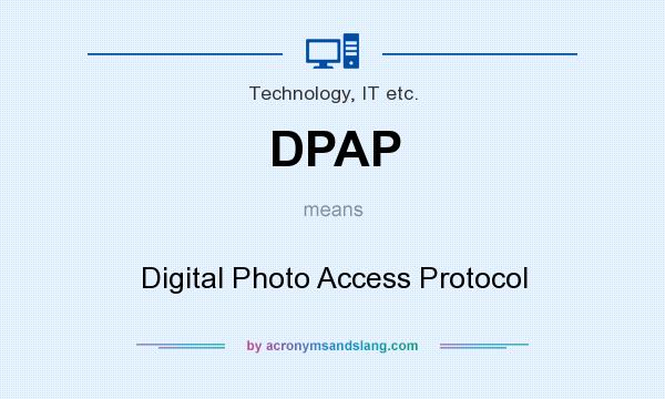 What does DPAP mean? It stands for Digital Photo Access Protocol