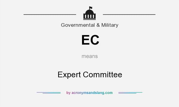 What does EC mean? It stands for Expert Committee