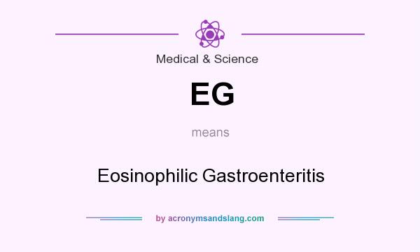 What does EG mean? It stands for Eosinophilic Gastroenteritis