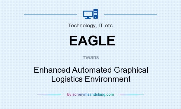 What does EAGLE mean? It stands for Enhanced Automated Graphical Logistics Environment