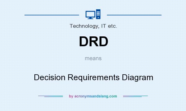 What does DRD mean? It stands for Decision Requirements Diagram