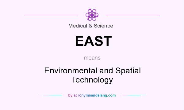 What does EAST mean? It stands for Environmental and Spatial Technology