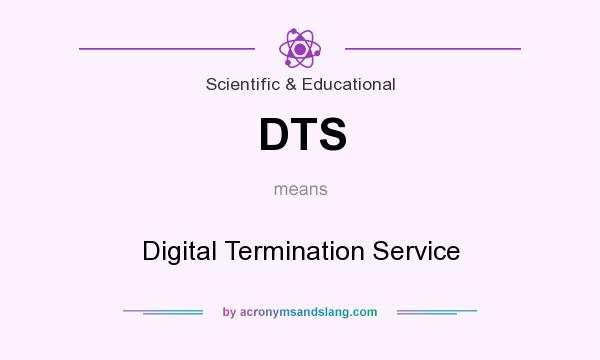 What does DTS mean? It stands for Digital Termination Service