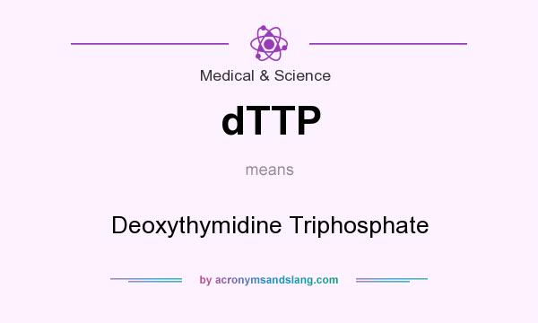 What does dTTP mean? It stands for Deoxythymidine Triphosphate