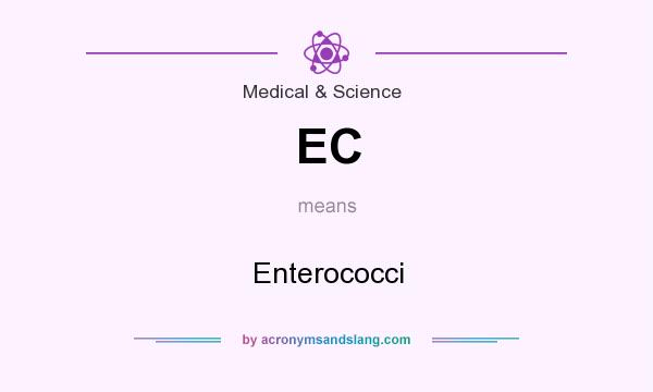 What does EC mean? It stands for Enterococci