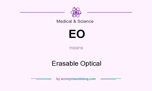 What does EO mean? It stands for Erasable Optical