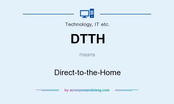 What does DTTH mean? It stands for Direct-to-the-Home