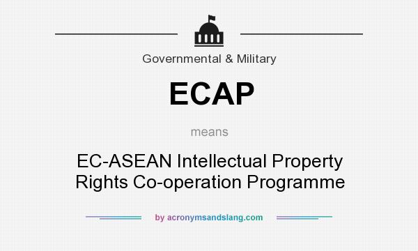 What does ECAP mean? It stands for EC-ASEAN Intellectual Property Rights Co-operation Programme