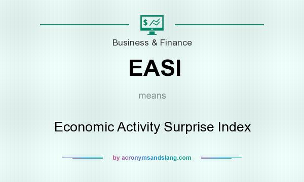 What does EASI mean? It stands for Economic Activity Surprise Index