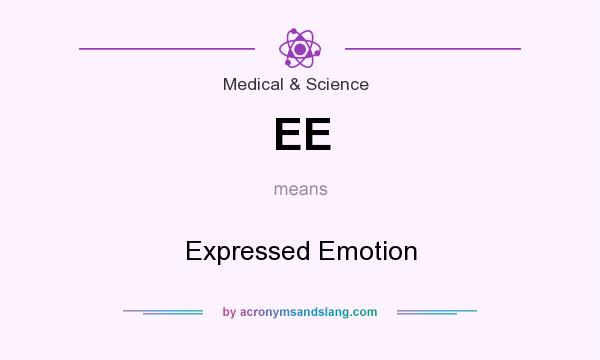 What does EE mean? It stands for Expressed Emotion