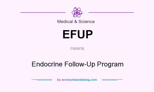 What does EFUP mean? It stands for Endocrine Follow-Up Program