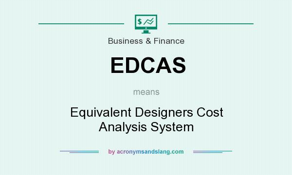 What does EDCAS mean? It stands for Equivalent Designers Cost Analysis System