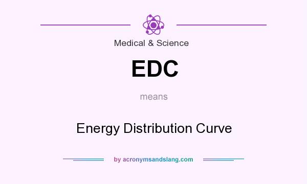 What does EDC mean? It stands for Energy Distribution Curve